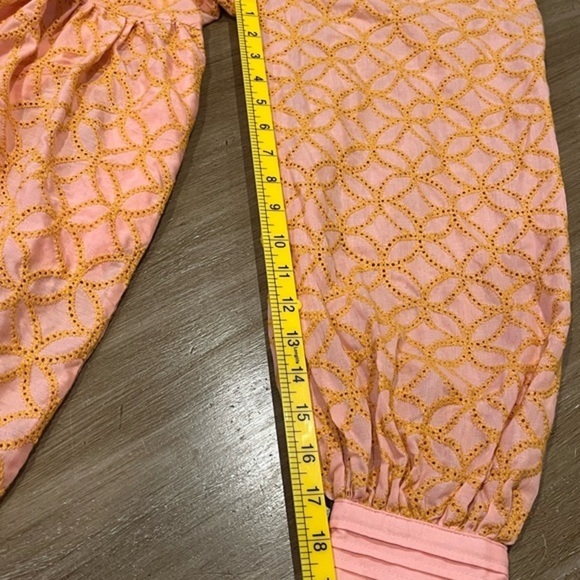 Ruffle Sleeve Tunic Mini Babydoll Button Down Dress size Large - Picture 10 of 11